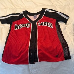 Woodland elites blinged jersey size small